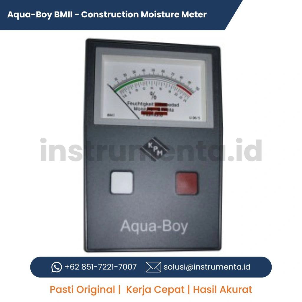 Supplier Aqua-Boy BMII KPM Germany Construction Moisture Meter Alat Ukur Kadar Air Material Bangunan dan Beton